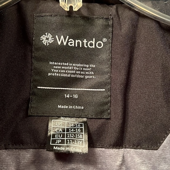 Wantdo Ski Jacket, Sz 14-16 L, Very warm, thumb holes, waist snap elastic (T6) - Picture 13 of 16